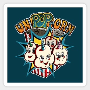 Unicorn Popcorn (The Uni-POP-Corn) Sticker